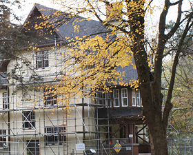 Sheppard House Green Face Lift, Home To Windfall Ecology Centre