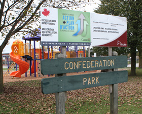 Confederation Park Notice For All Users, Bold And Cold