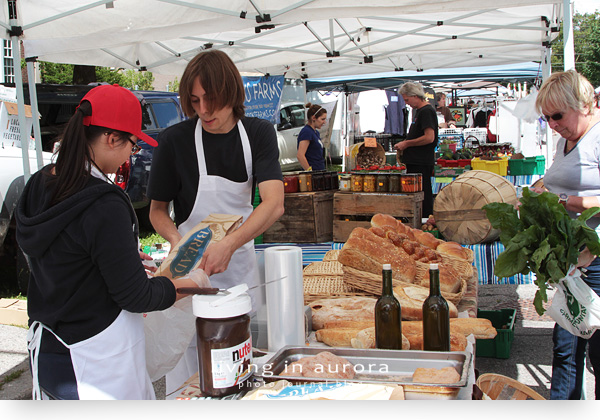 Tuscan Bread, Aurora Farmers Market, Town Park