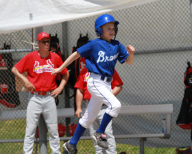 Lambert Willson Park, Red Versus Blue Baseball Team