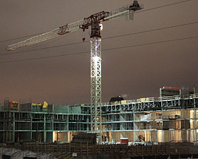 Winter-y Evening Drive Near John West Way, Construction Site & Year 2012 In Review